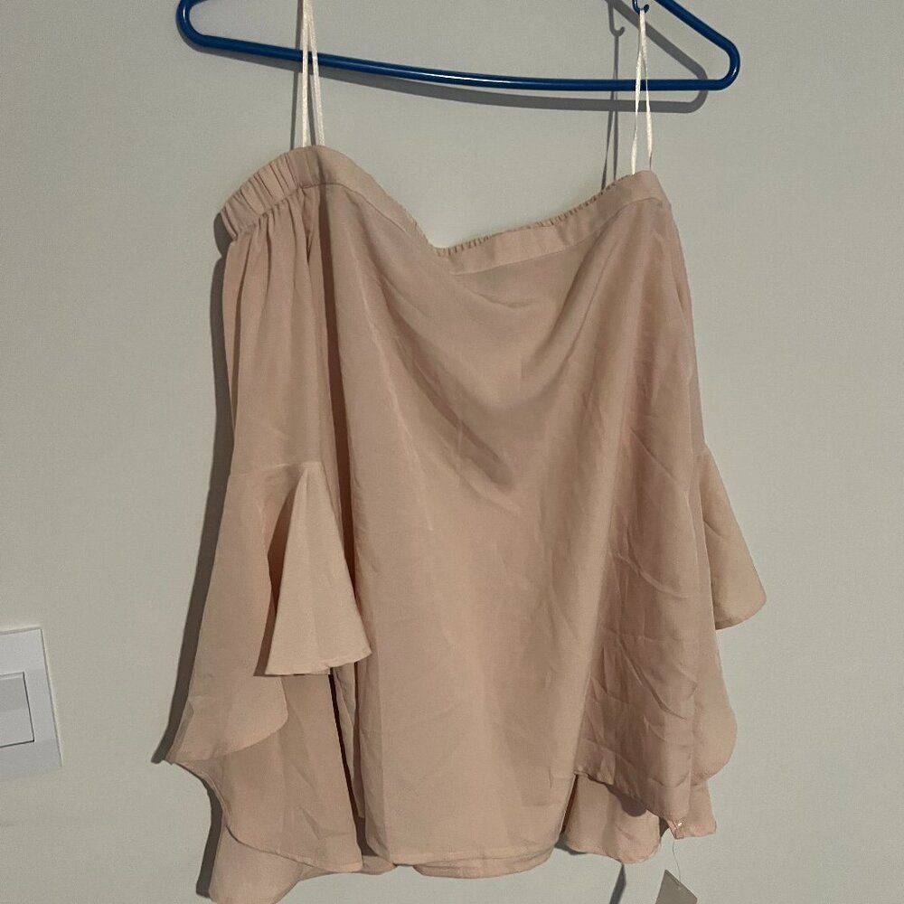 Nwt Chelsea28 Off Shoulder Top Pink Hero Size M — image 4 of 8